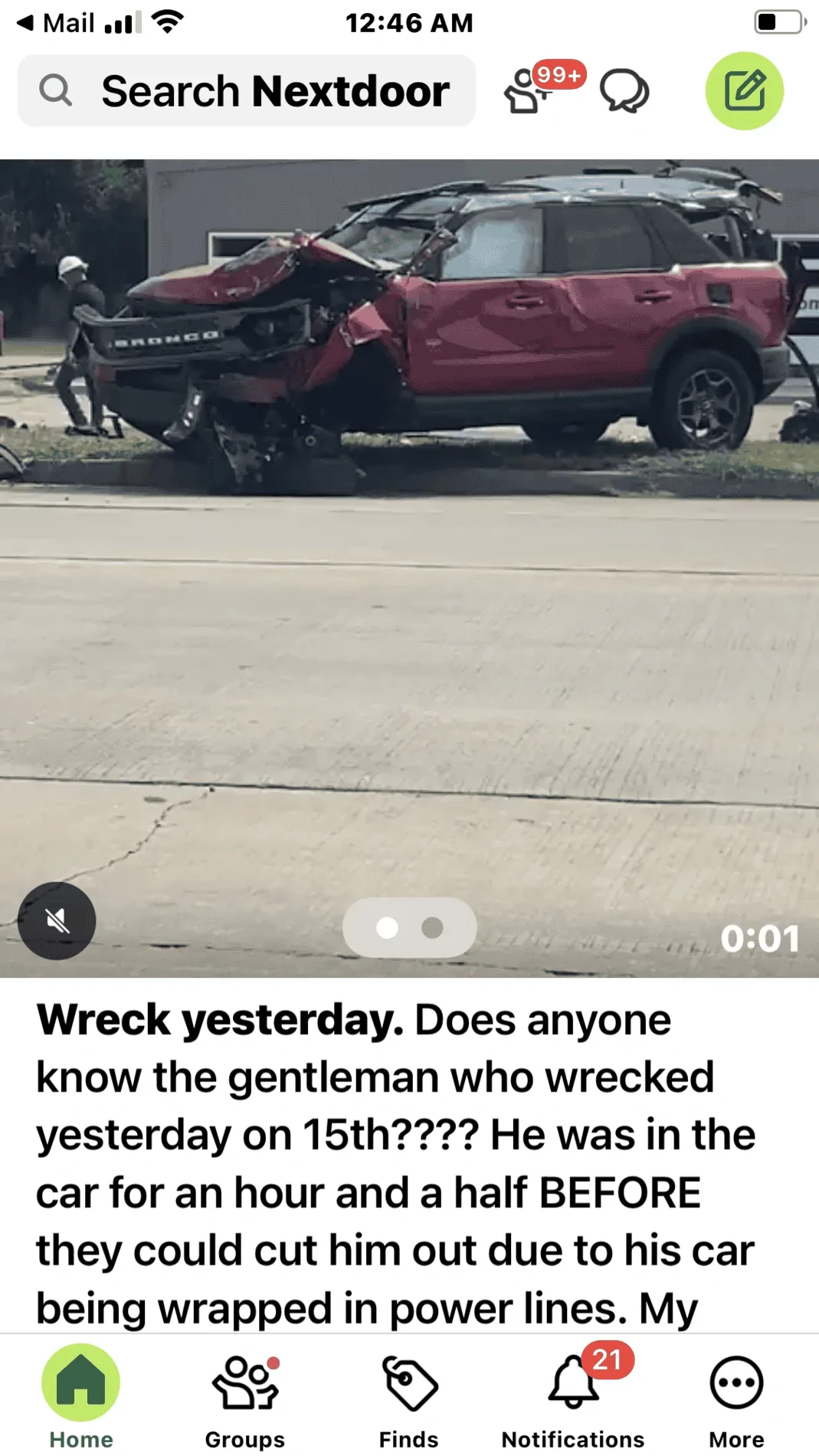 Ford Bronco Sport Bronco Sport rollover crash shows strength of passenger compartment A2EA7E8E-5497-4621-B364-7673D59DFCEF