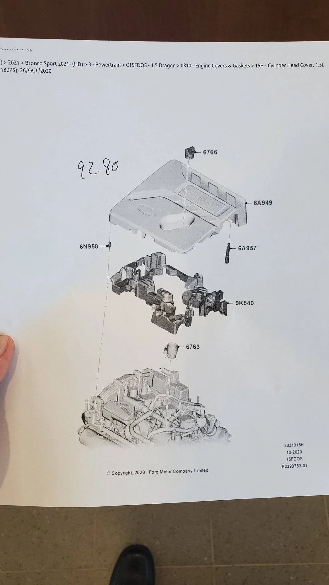 Ford Bronco Sport Upset over missing engine cover! 20210907_105611