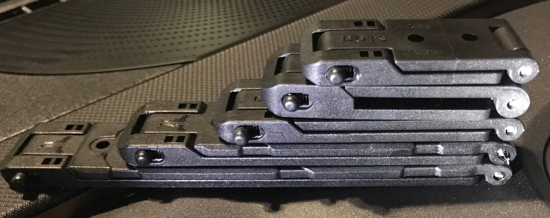 Ford Bronco Sport MOLLE Web (back of front row seats) Sizing Reference Pictures using MOLLE-Lok® connectors IMG_7413