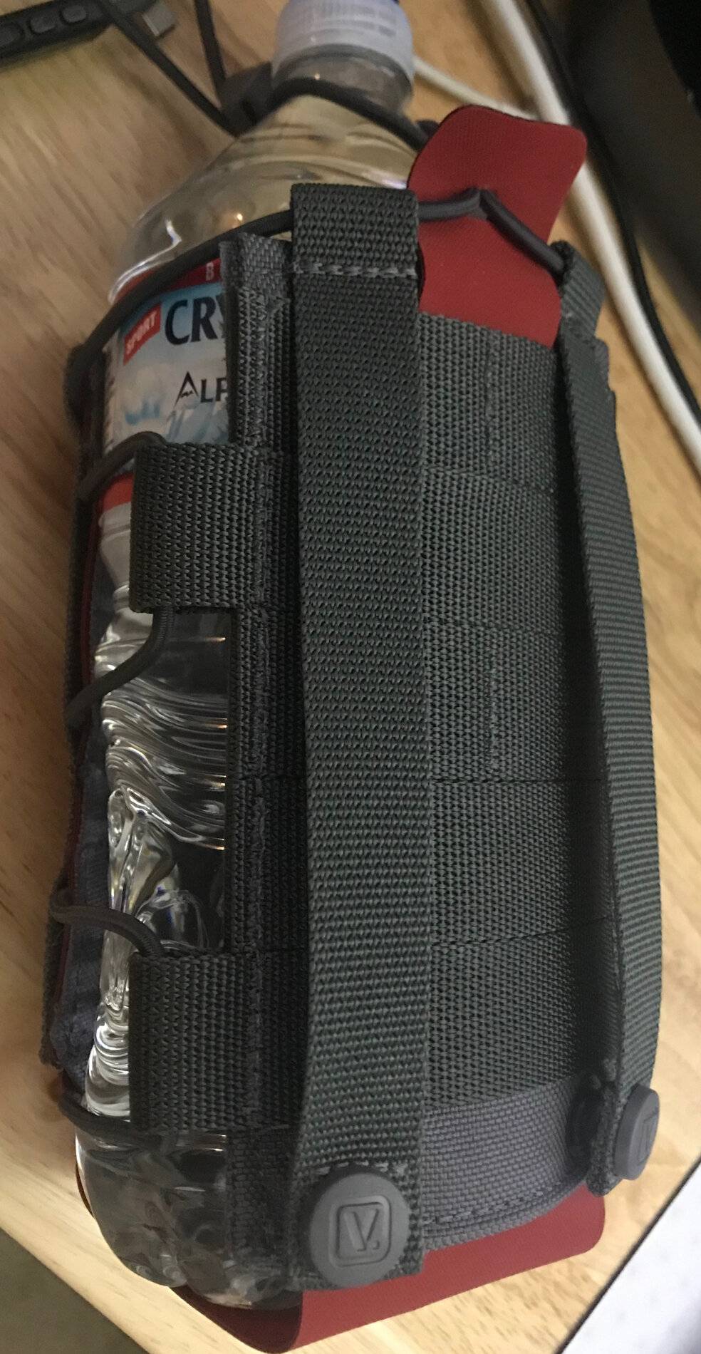 Ford Bronco Sport MOLLE Web (back of front row seats) Sizing Reference Pictures using MOLLE-Lok® connectors IMG_7438