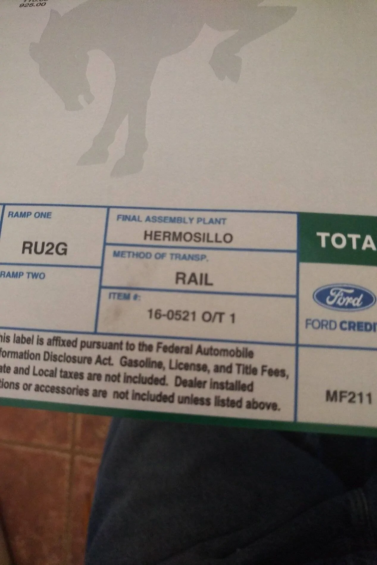 Ford Bronco Sport Waiting room IMG_20210912_1217330