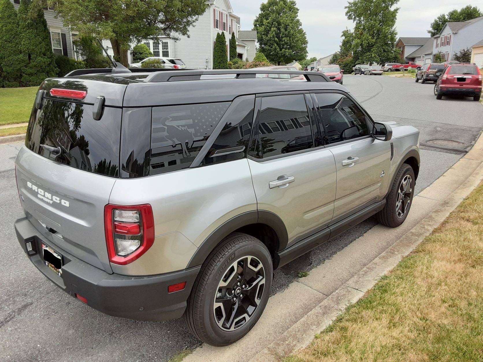 Ford Bronco Sport Cleaning plastic parts Bronco with Decal 8-21a