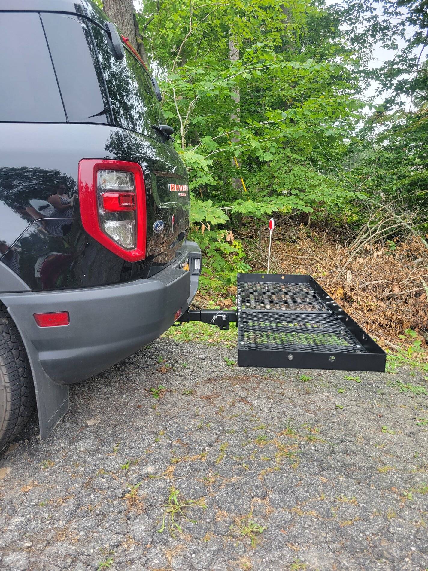 Ford Bronco Sport Hitch Cargo Basket or Roof Mount Cargo Basket? 20210829_092925