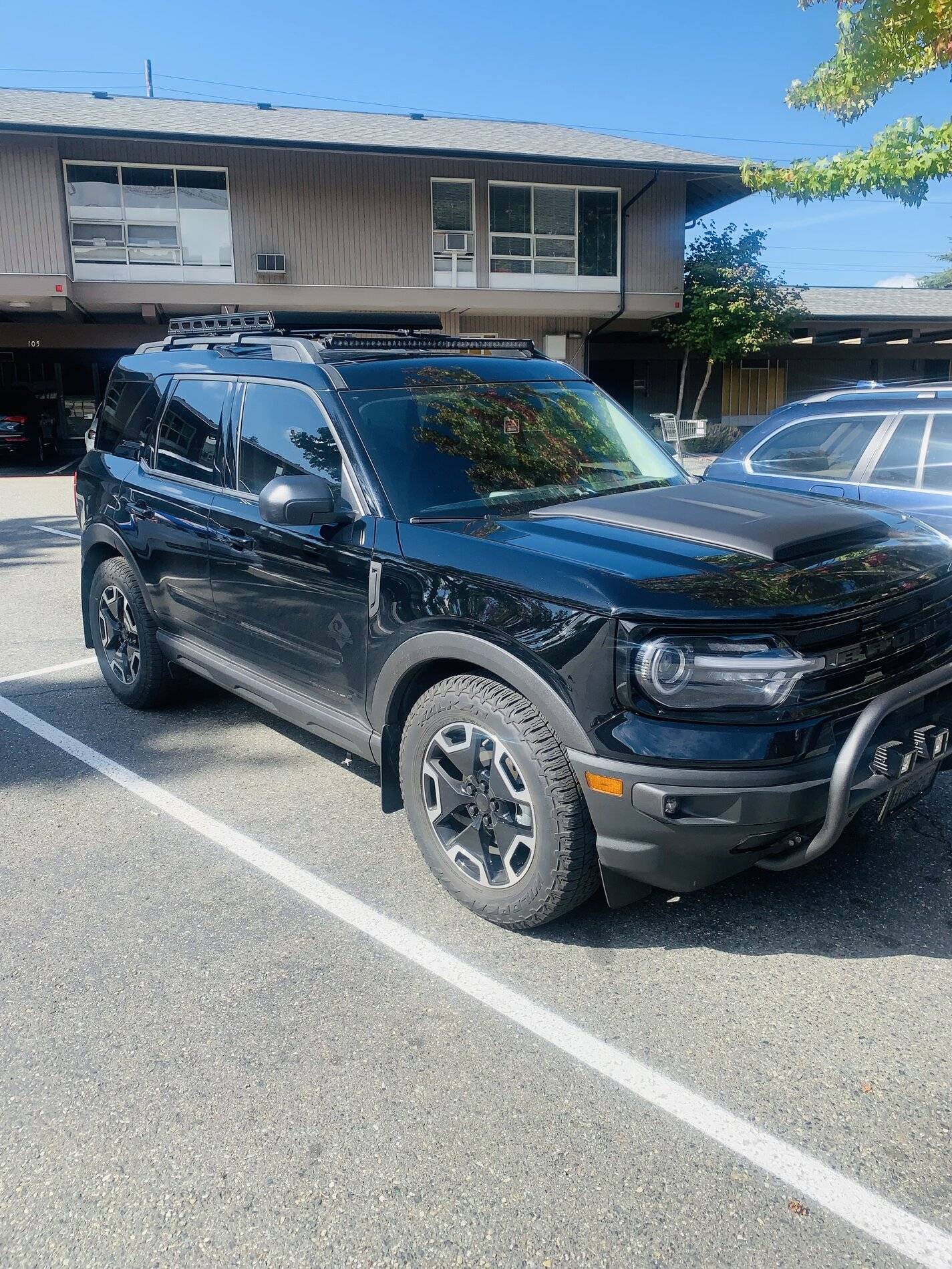 Ford Bronco Sport Meet ‘Gruff’ our Shadow Black Outer Banks: Air Design Hood Scoop, Falken Wildpeak AT Trail 235/65/R18, Debadged, Blacked Out 1791E85B-9DBD-4DE0-BDA9-6DBDC3BD6860