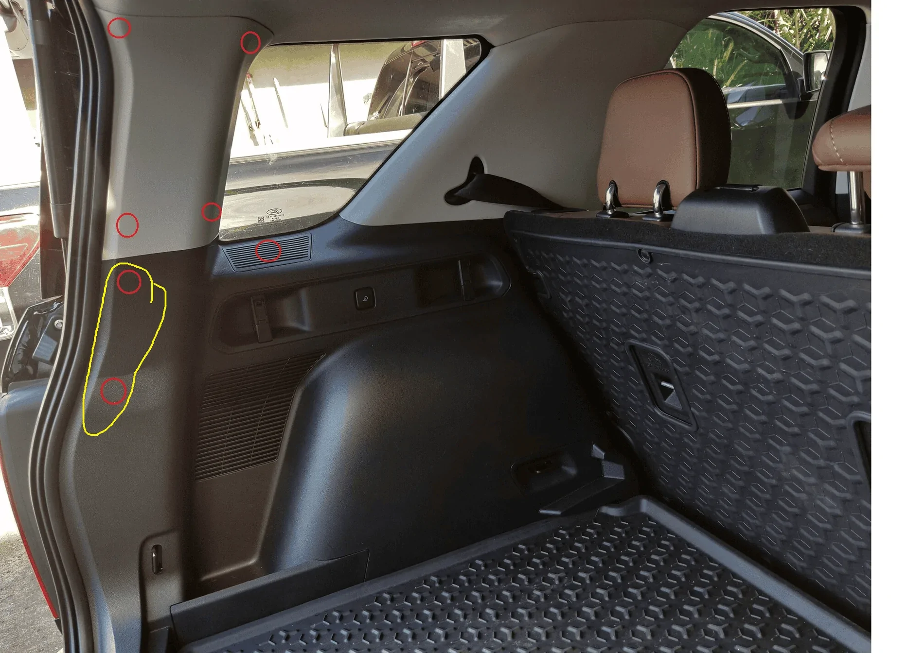 Ford Bronco Sport Flapping noise cargo area Untitled