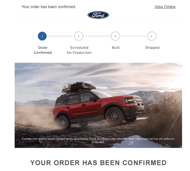 Ford Bronco Sport 2022MY Bronco Sport Dates: Order Acceptance, Scheduling and Production Start 1632260524165