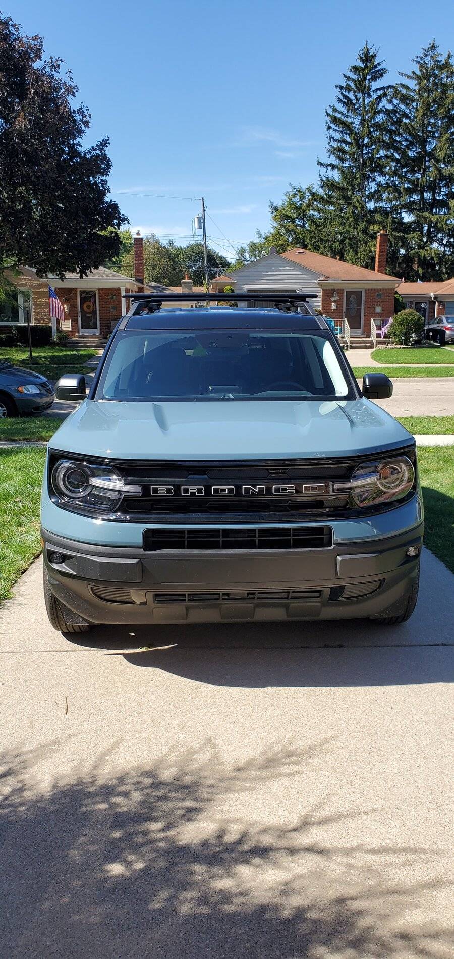 Ford Bronco Sport Lost in a sea of cross bars and roof racks. 20210924_130852
