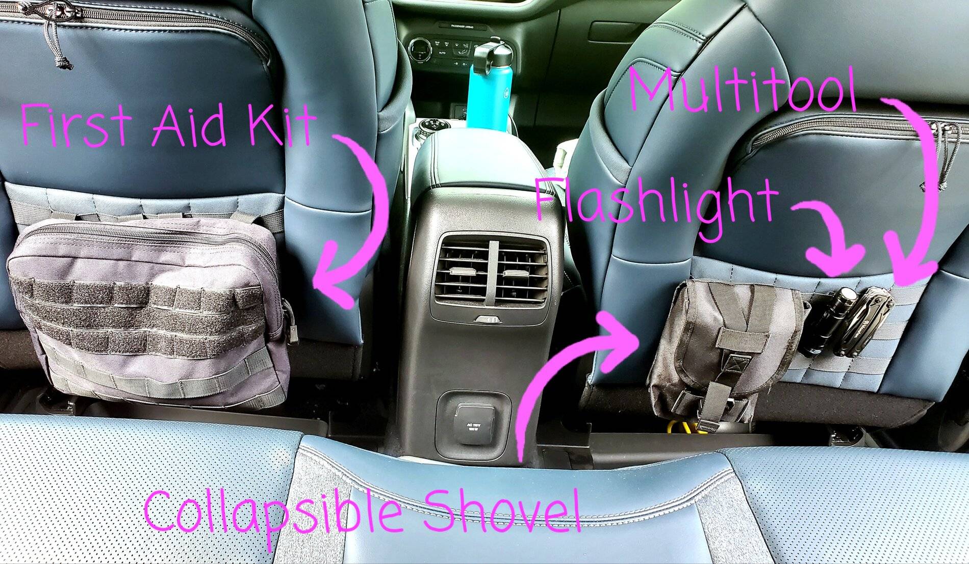 Ford Bronco Sport What are people attaching to their molle straps? 20210922_112006