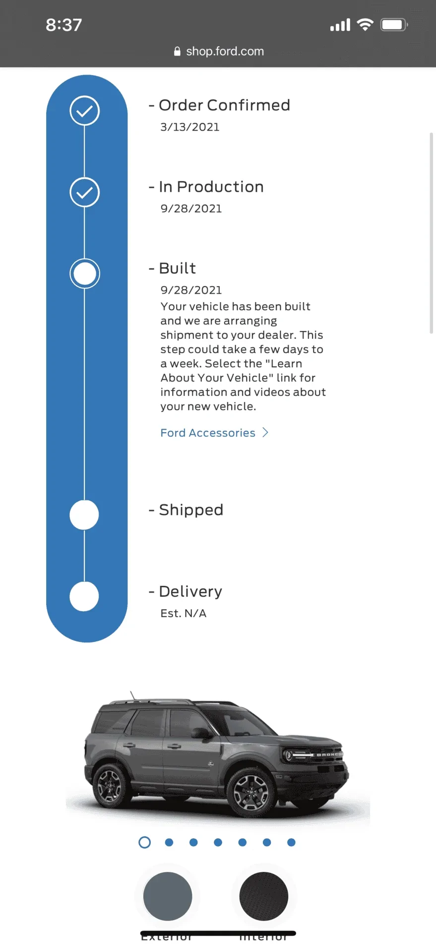Ford Bronco Sport Waiting room FB2D88A2-85BD-4213-878A-C165406859E6