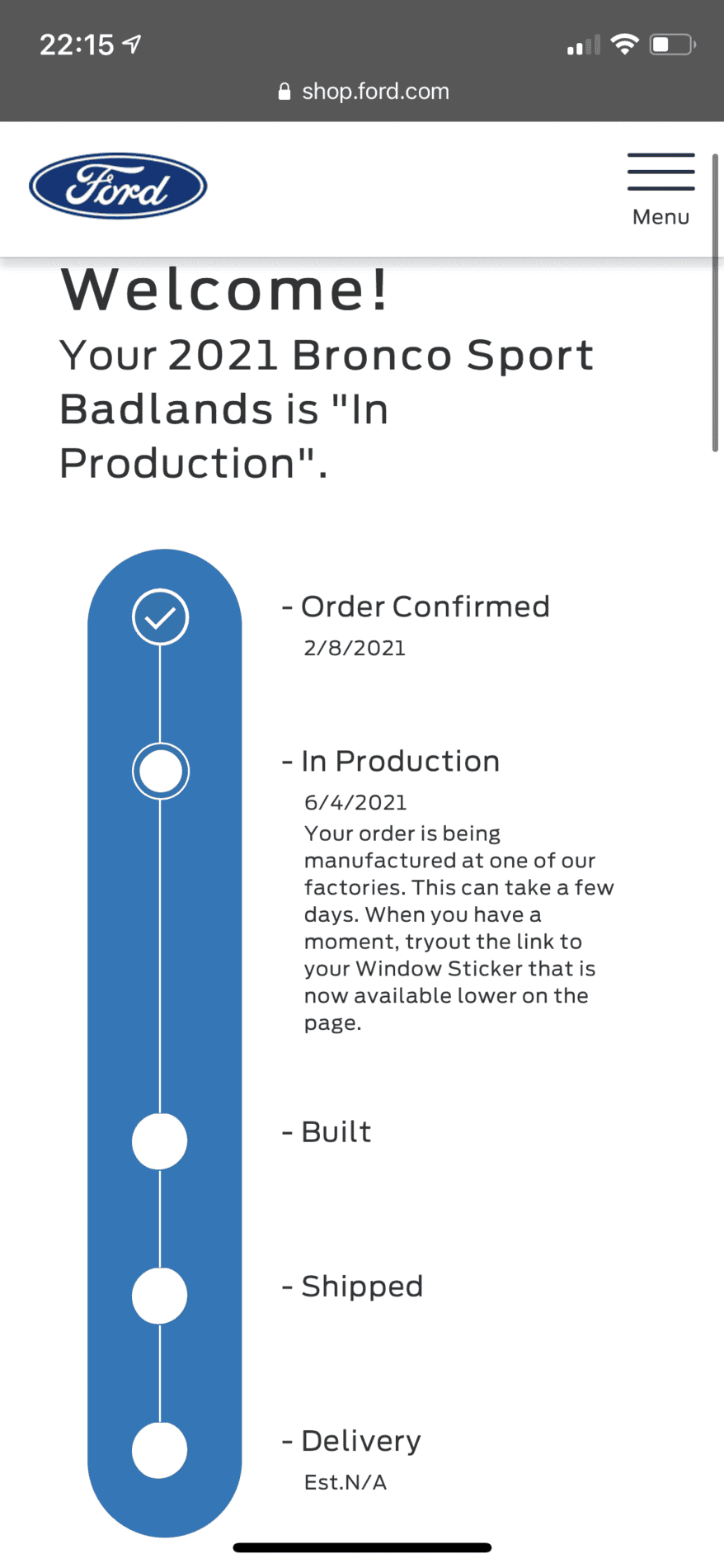 Ford Bronco Sport Waiting room 43AF57E4-BF77-47D1-9D80-1DB82A209522