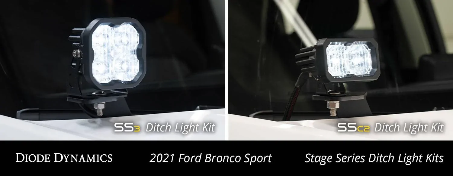 Ford Bronco Sport NOW AVAILABLE: Stage Series Ditch Light Kit for 2021 Ford Bronco Sport! | Diode Dynamics 1qyo2Yh