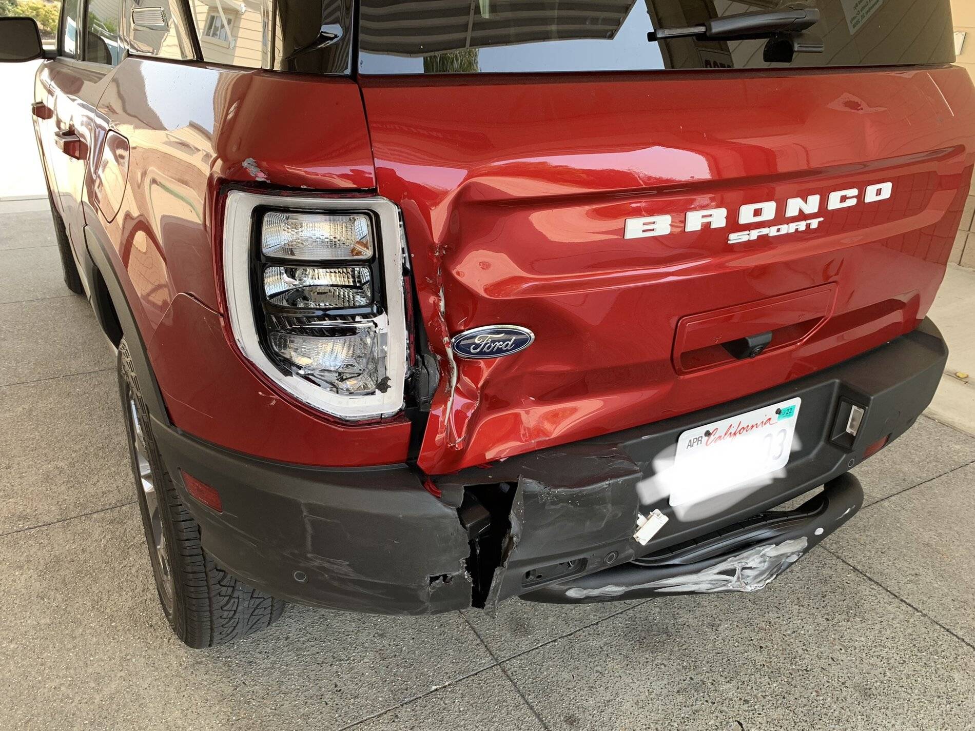 Ford Bronco Sport It gave its life for me. Badlands totaled in four-car freeway crash 9D6D659E-EA94-4B8E-9E46-8FC97D9E0422