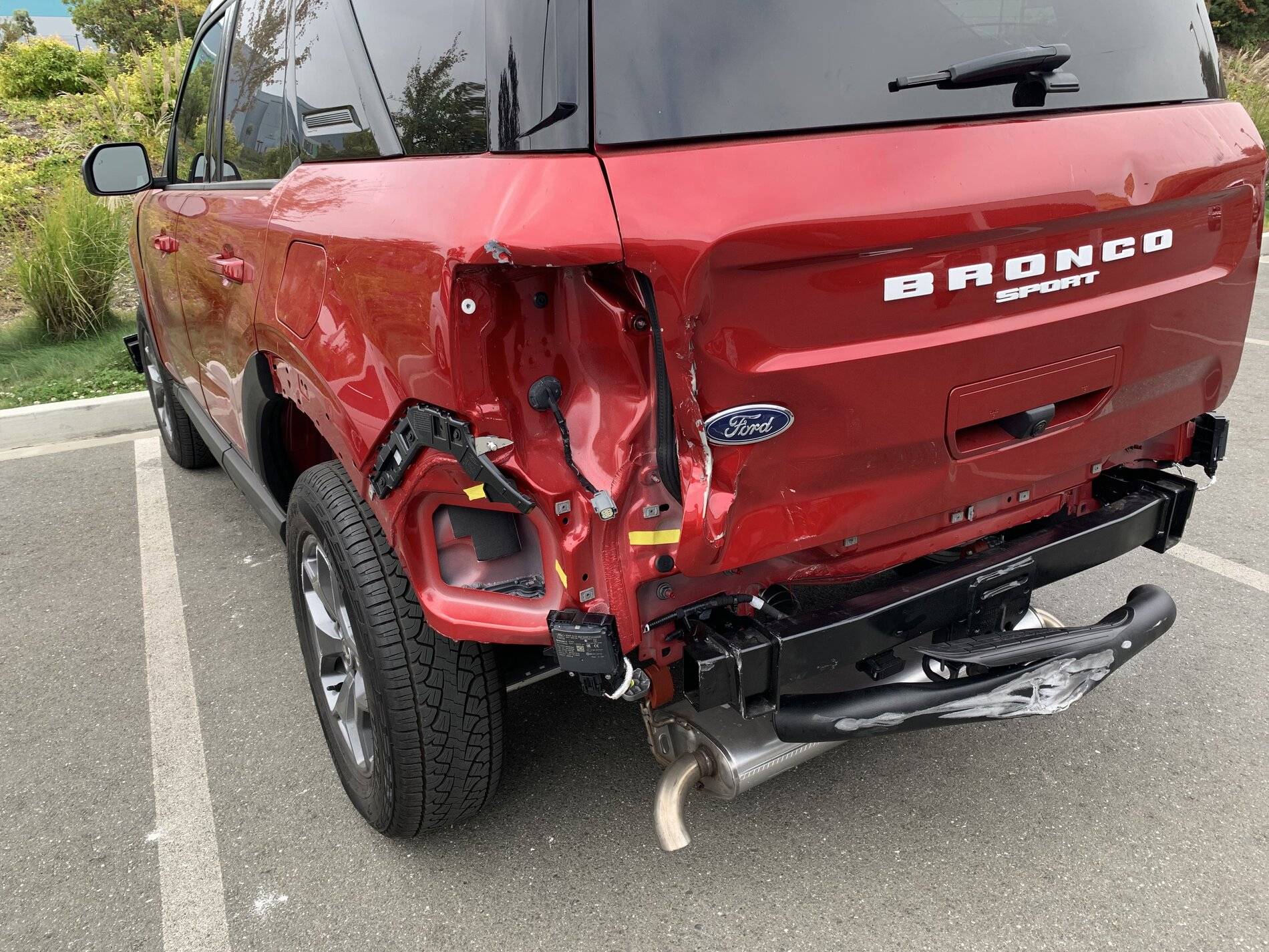 Ford Bronco Sport It gave its life for me. Badlands totaled in four-car freeway crash D439D3D9-B354-4E52-9C6E-896C5B3E8B32