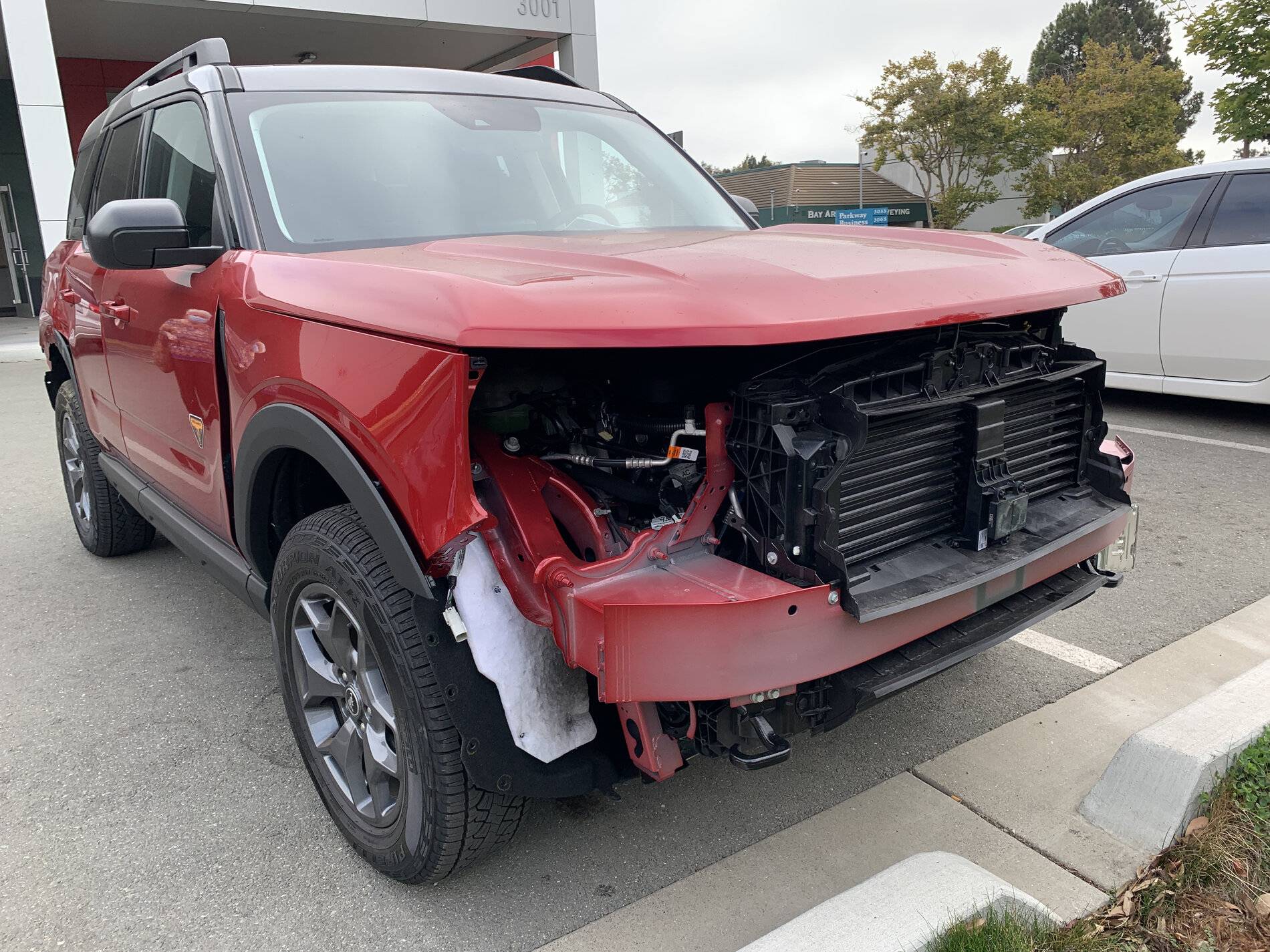 Ford Bronco Sport It gave its life for me. Badlands totaled in four-car freeway crash 2073F8CB-1B1A-4D9E-A0E4-EA2DE720A9C7