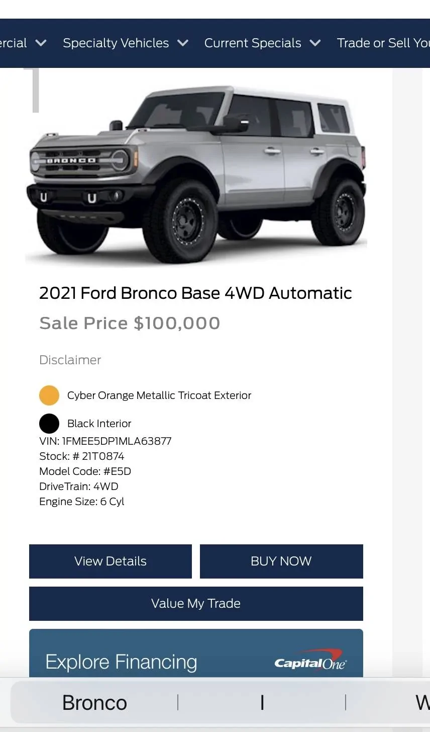 Ford Bronco Sport Outlandish Full Size Bronco Price 68EB49EF-ACF8-436D-AA49-D85239D65167