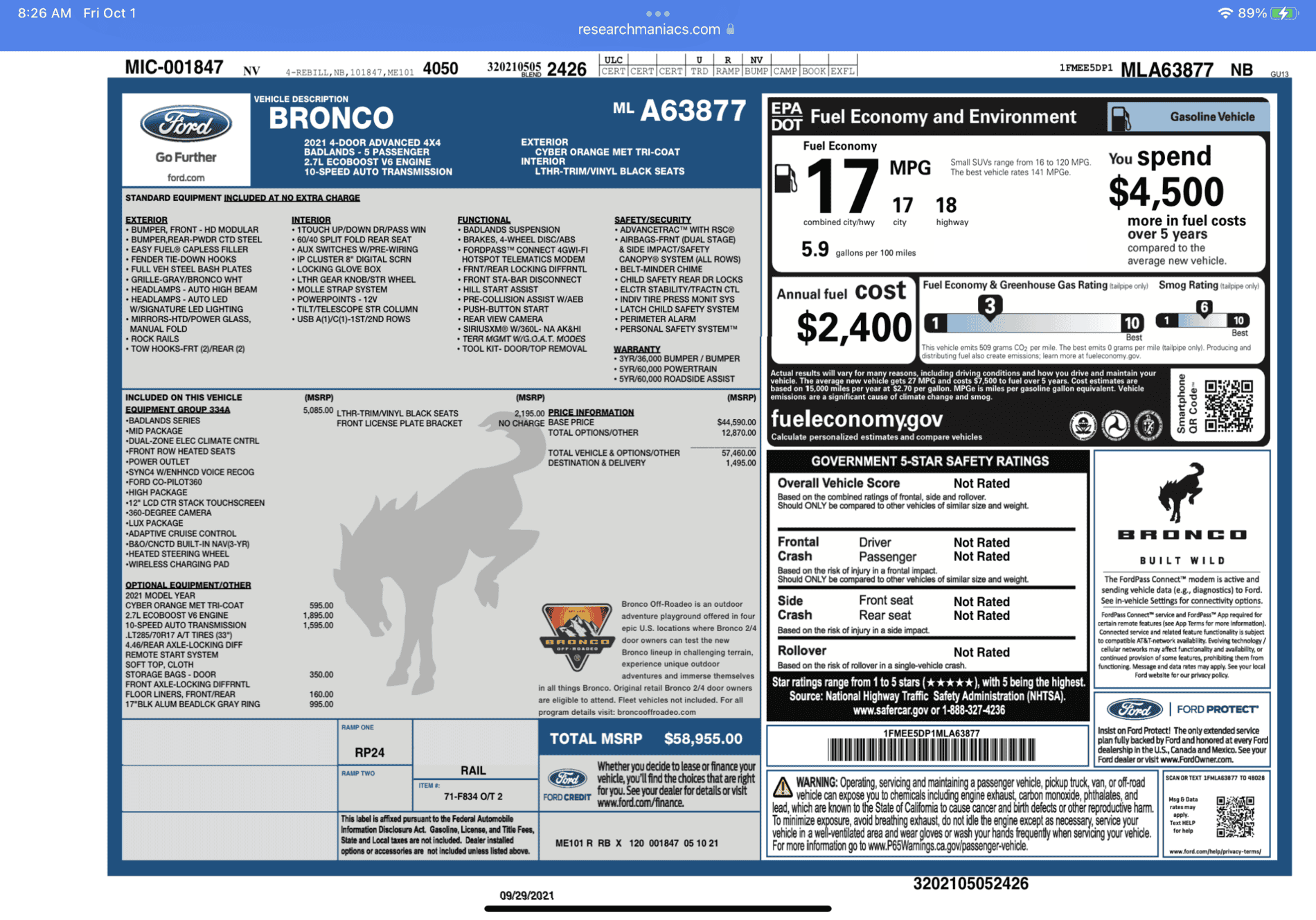 Ford Bronco Sport Outlandish Full Size Bronco Price 7FDB2D2D-445D-4D41-8D40-E1027B6E1275