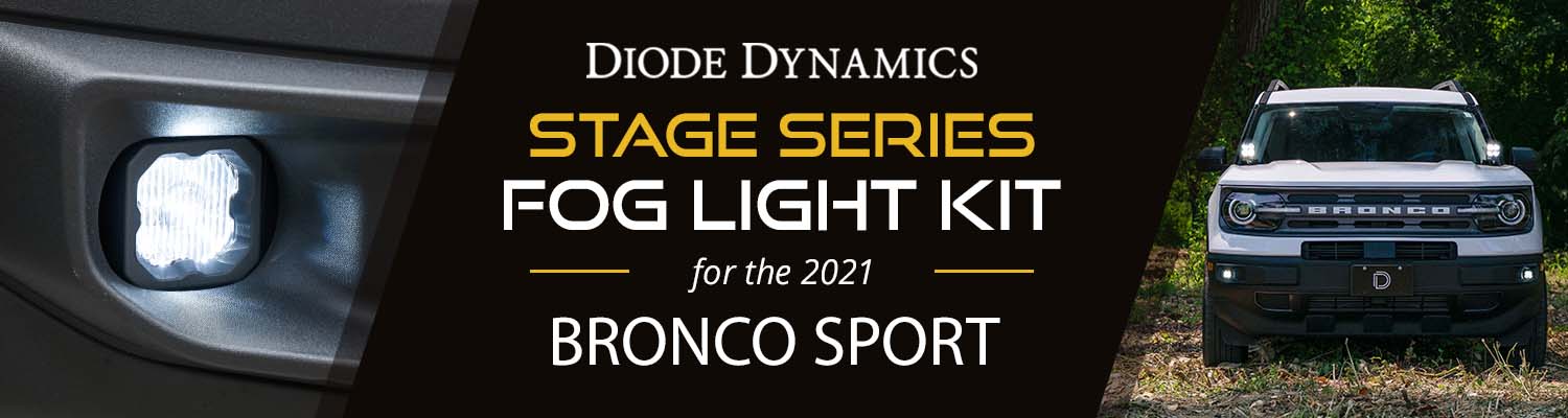Ford Bronco Sport JUST RELEASED: Stage Series SSC1 Fog Light Kit for 2021 Ford Bronco Sport! | Diode Dynamics kCtFO3
