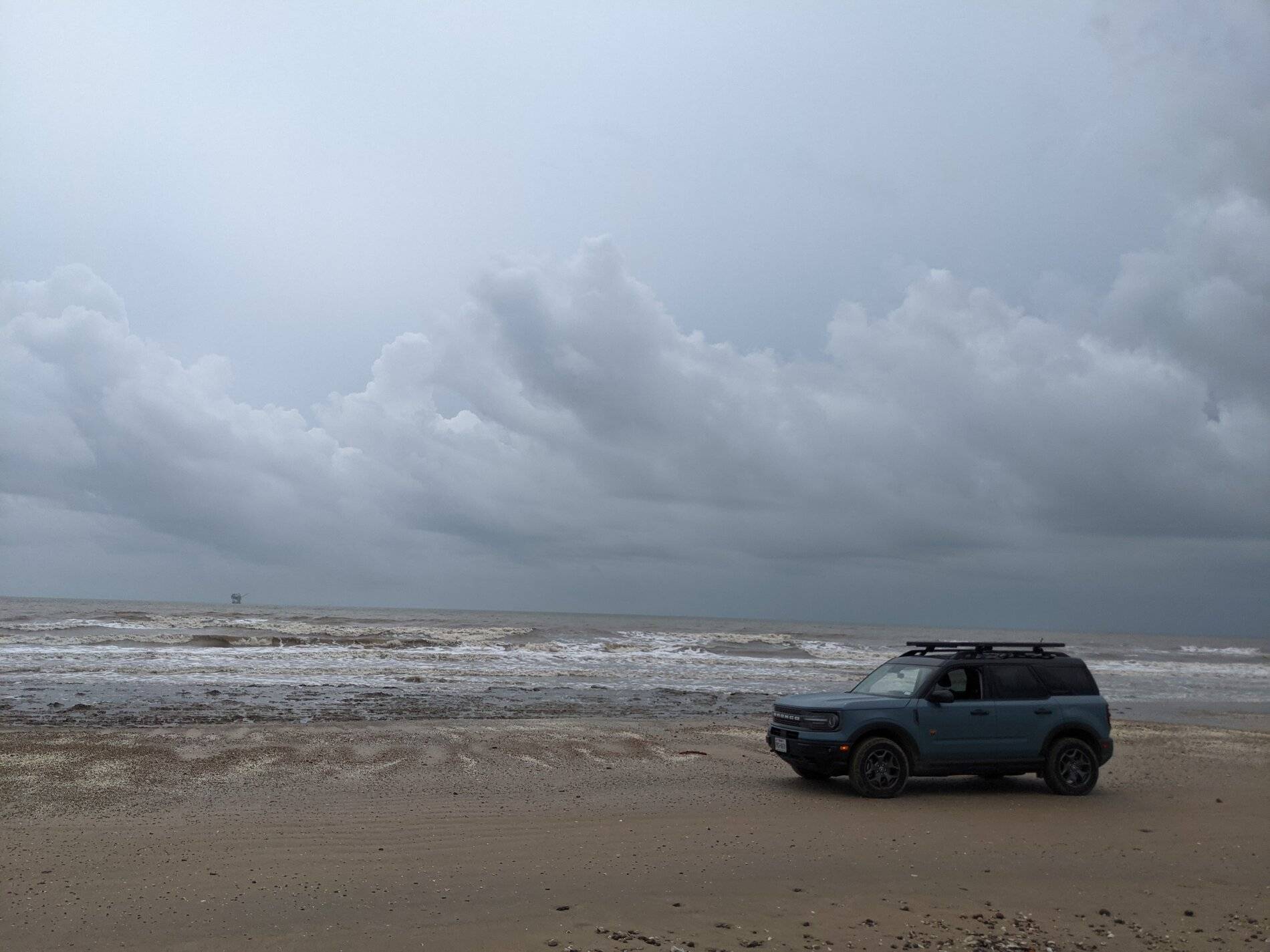 Ford Bronco Sport Trip Report: Bronco Sport in the Deep Soft Sands of Lost Highway 87 (SE TX) PXL_20211001_182154122