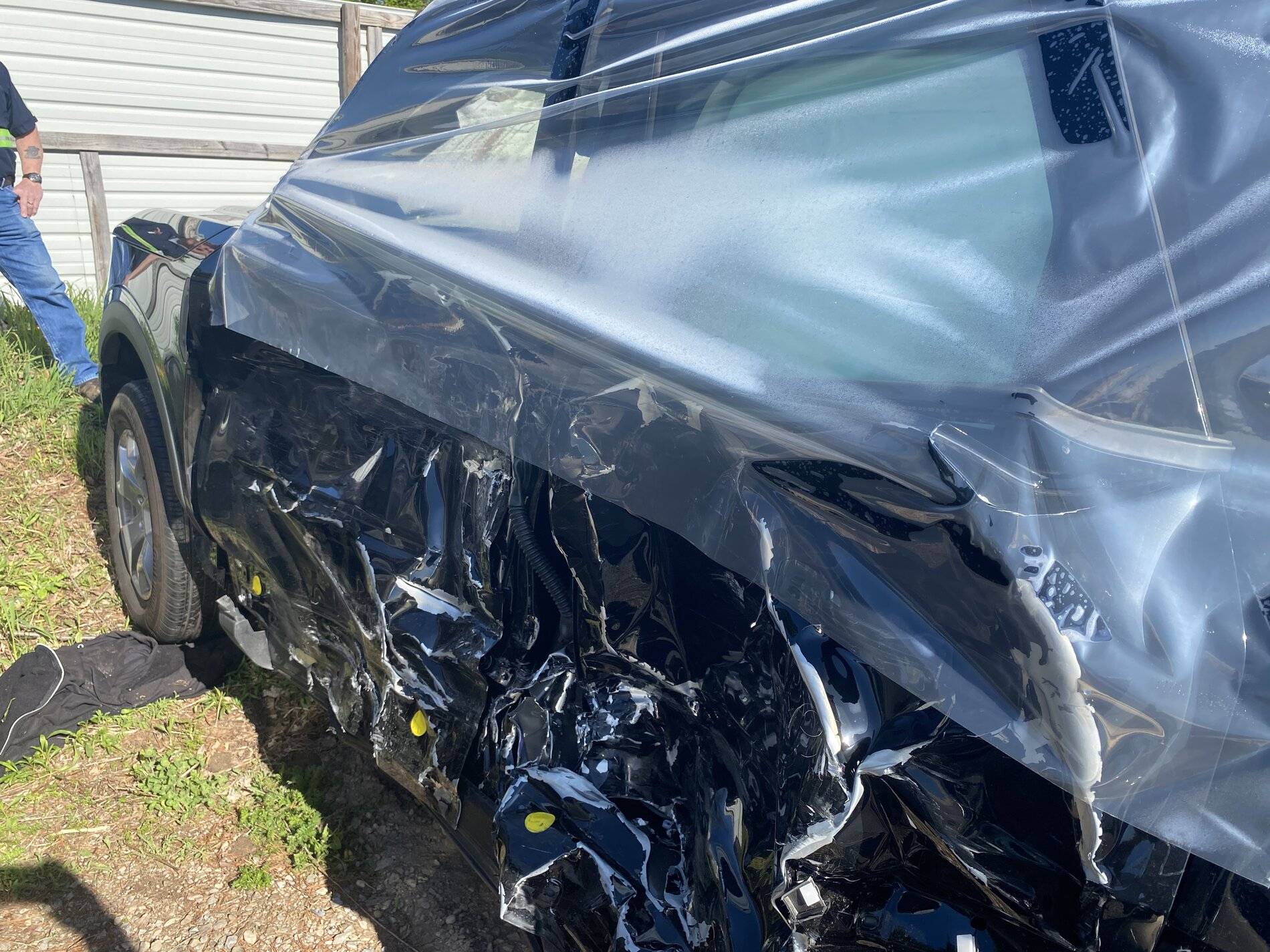 Ford Bronco Sport It gave its life for me. Badlands totaled in four-car freeway crash Bronco