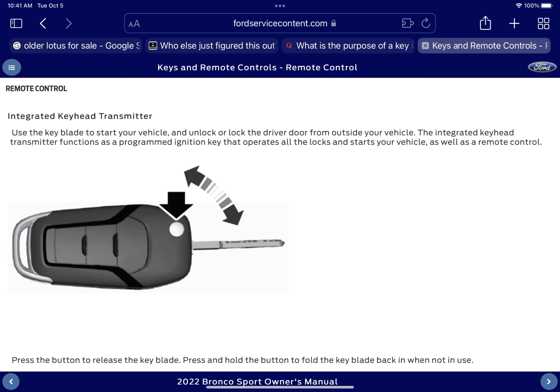 Ford Bronco Sport Who else just figured this out? E8B28967-F5B8-4DB1-899E-4F5C636FC71C