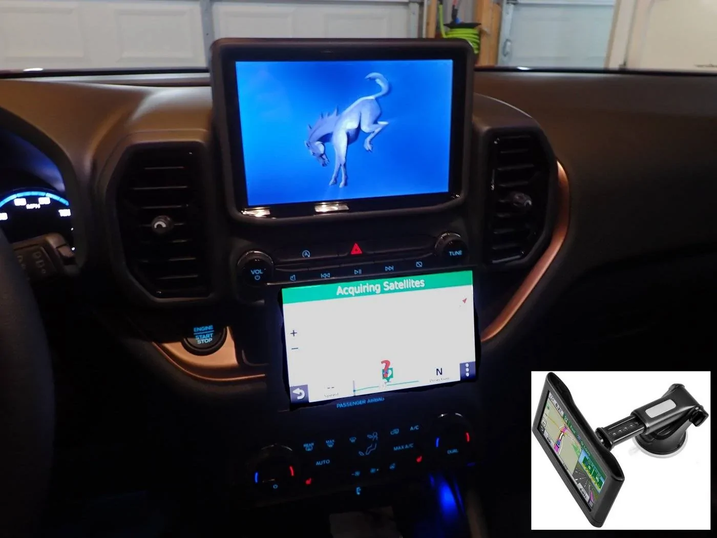 Ford Bronco Sport Anyone else planning on using a GPS?... Mounting option ideas GPS-mount