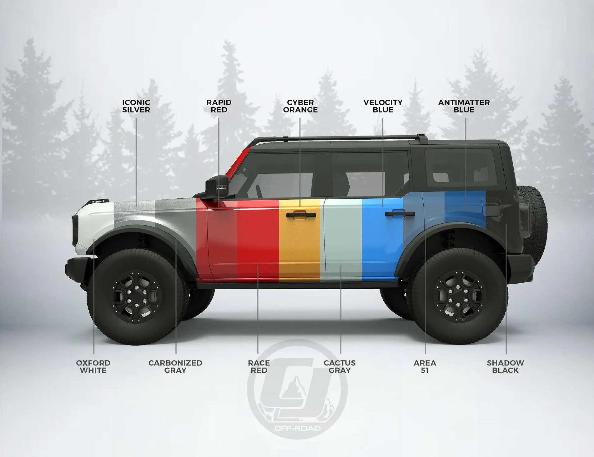 Ford Bronco Sport Kinda Obsessed 2021-ford-bronco-all-colors