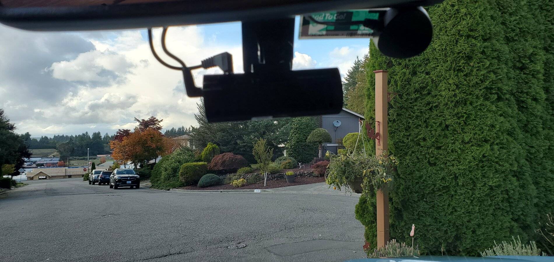 Ford Bronco Sport OEM ThinkWare Dashcam install Dashcam Badlands3