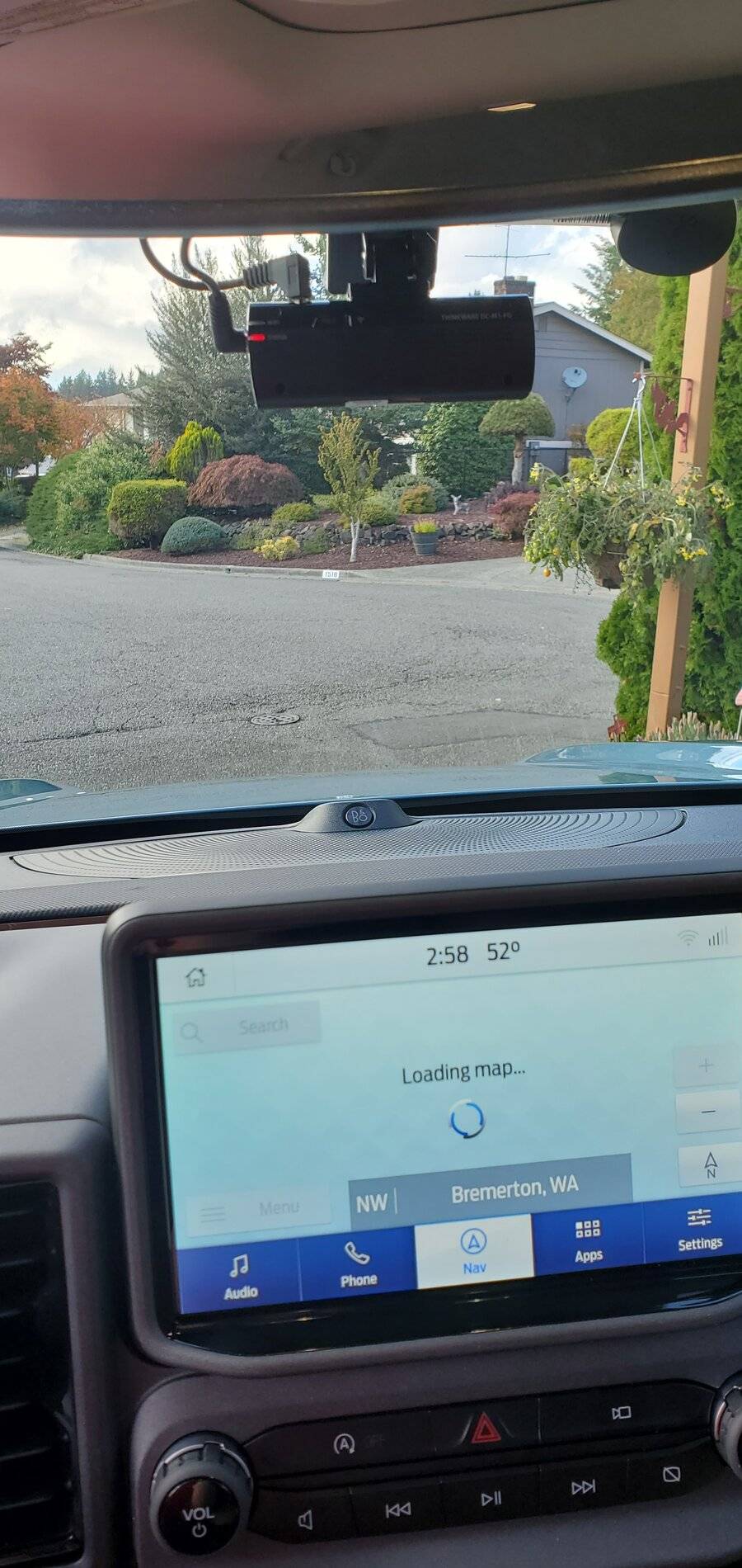 Ford Bronco Sport OEM ThinkWare Dashcam install Dashcam Badlands1