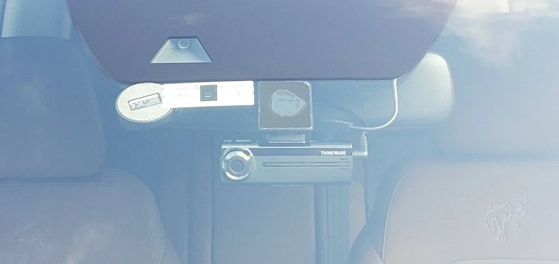 Ford Bronco Sport OEM ThinkWare Dashcam install Dashcam Badlands