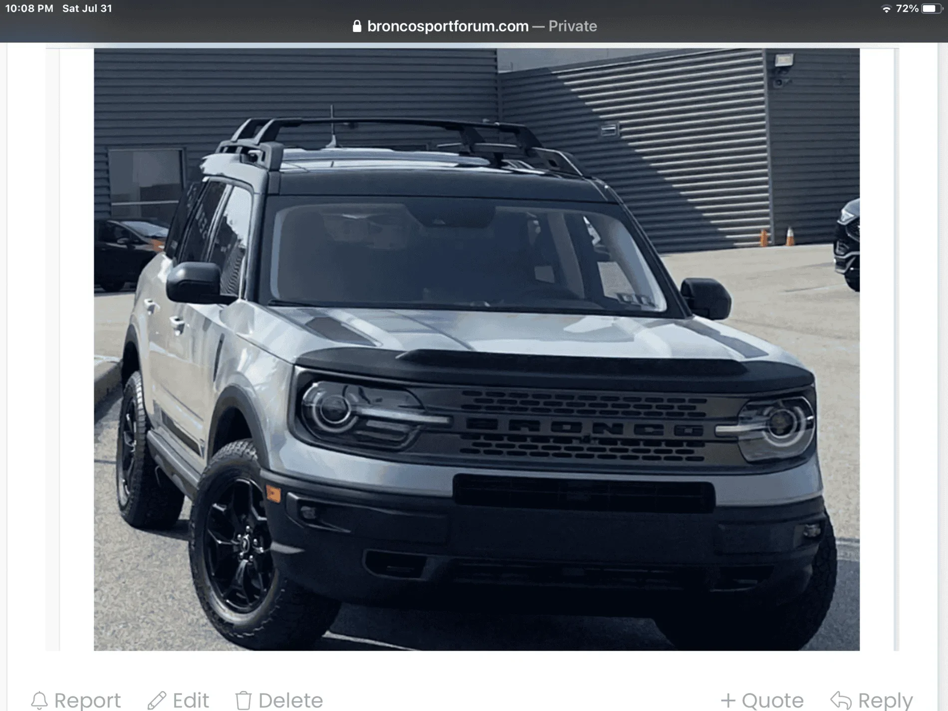 Ford Bronco Sport AVS aeroskin 2 9D0A823E-0DED-4E6D-8F31-C125143F6436