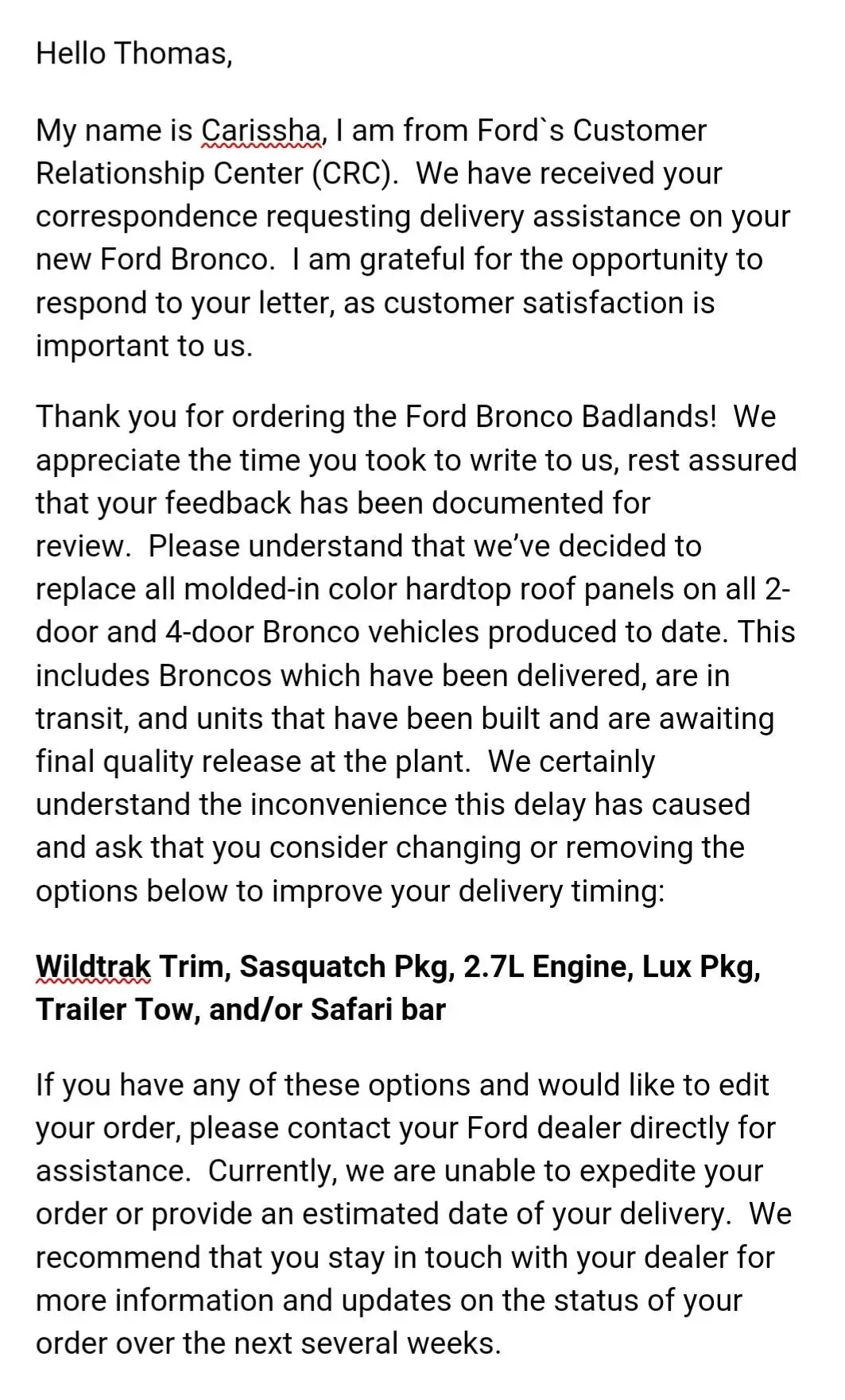 Ford Bronco Sport June Builds sitting in the Mexican Desert Screenshot_20211014-120755_Email