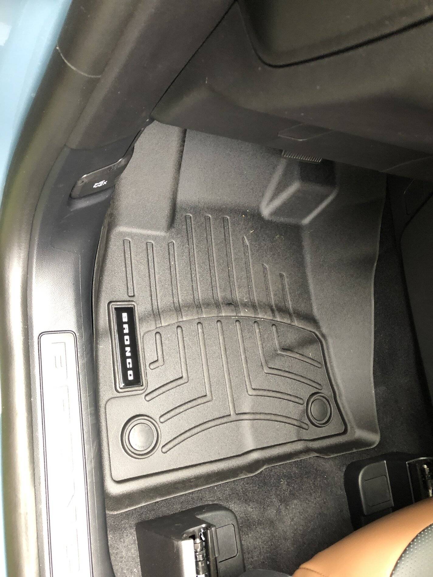 Ford Bronco Sport WeatherTech Front Floor Mats Installed 3BE59FF9-EFAE-456B-A324-4A4DE87FD4B7