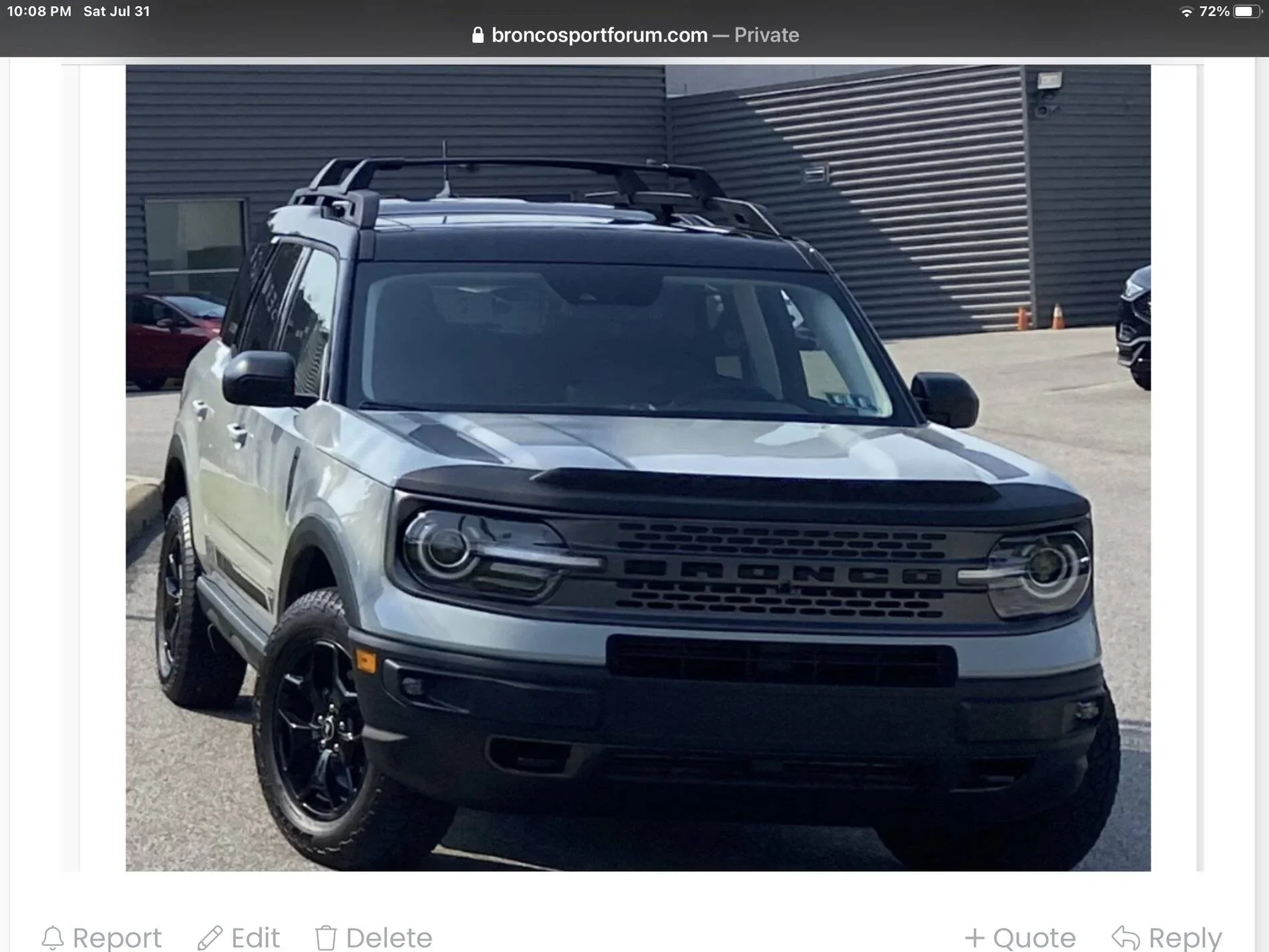 Ford Bronco Sport I bit the bullet and ordered a '22 Badlands 11FEAE63-DE4A-4BFD-9890-1F0CB567581F