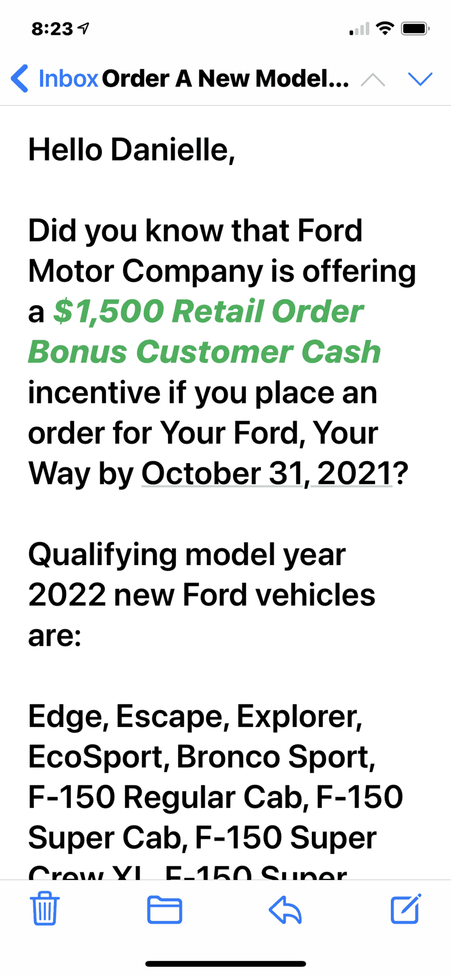 Ford Bronco Sport BS BL with BL package and moonroof 0D685485-4D16-4542-9B40-604EB2AEB779