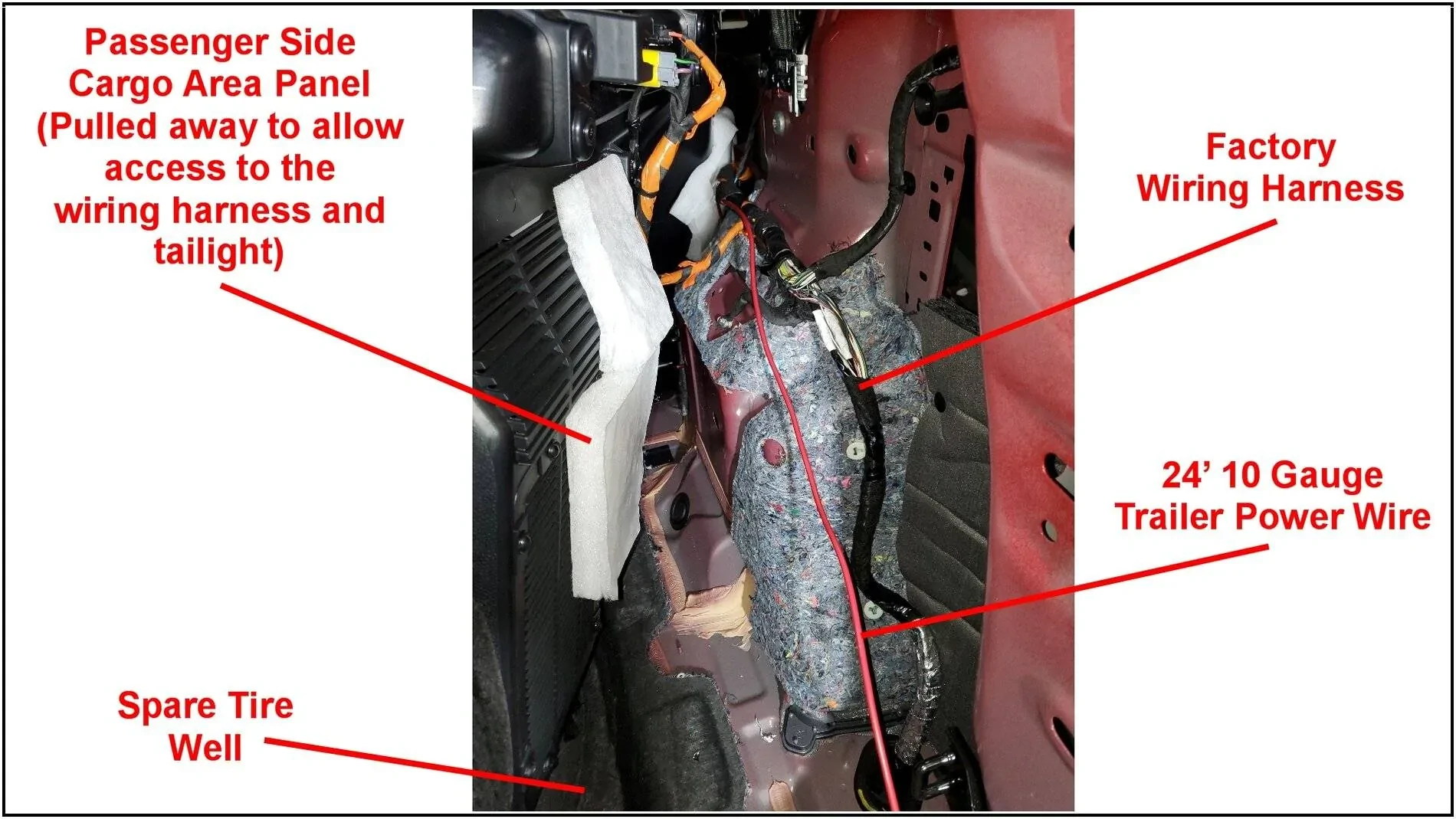 Ford Bronco Sport Trailer Wiring Install for Bronco Sport Using Factory Power Circuit (Part Two – Installation) Passenger Electrical Channel 4