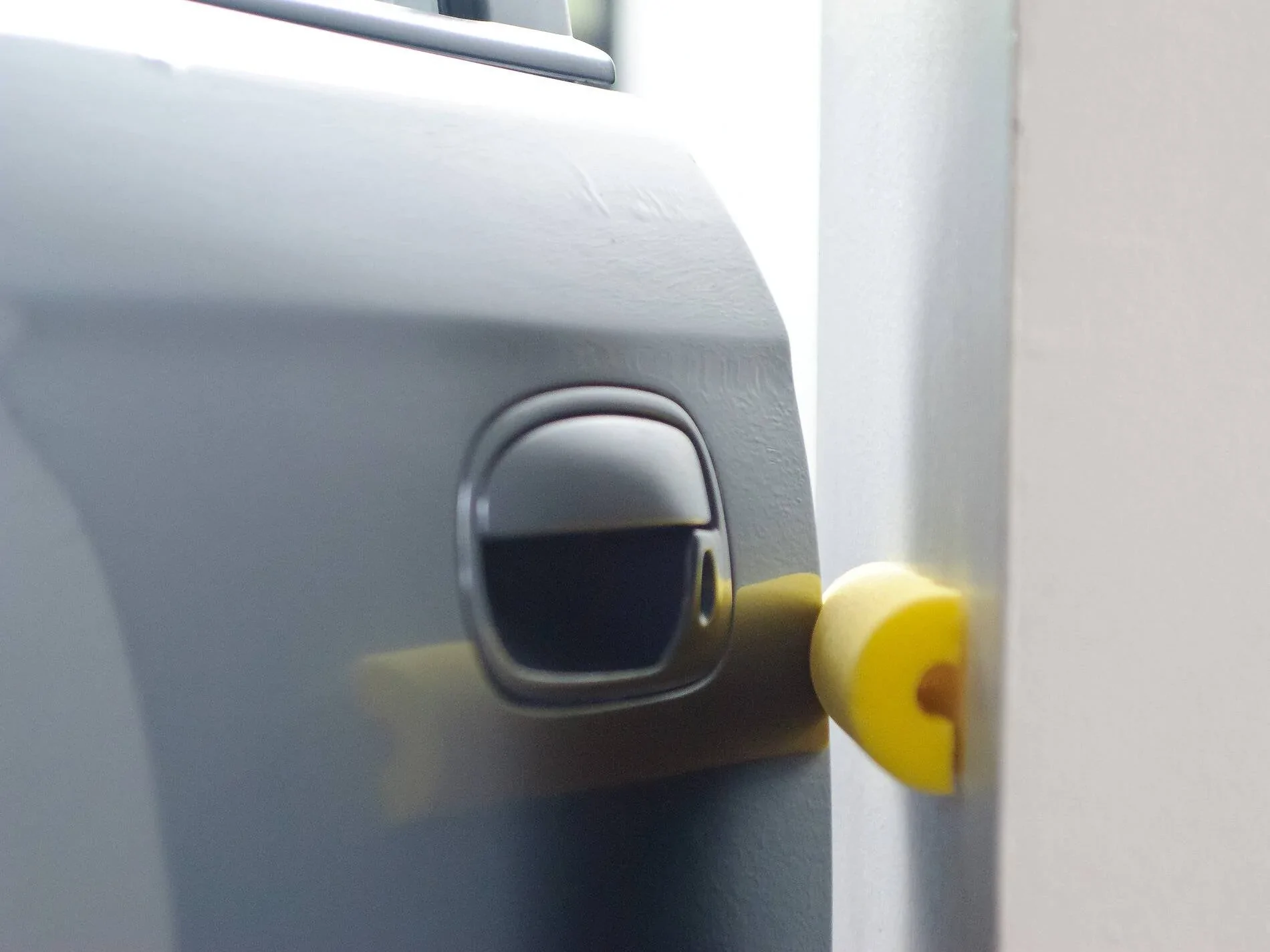 Ford Bronco Sport Plastic on door edges and tire pressure sensor failure Use-a-Pool-Noodle-to-Protect-Your-Car-Against-Scratches-in-the-Garage-Final