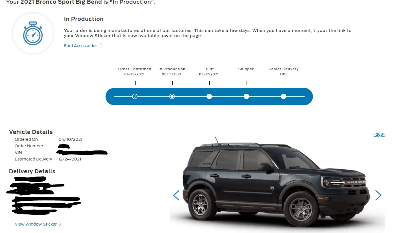 Ford Bronco Sport Waiting room Captur