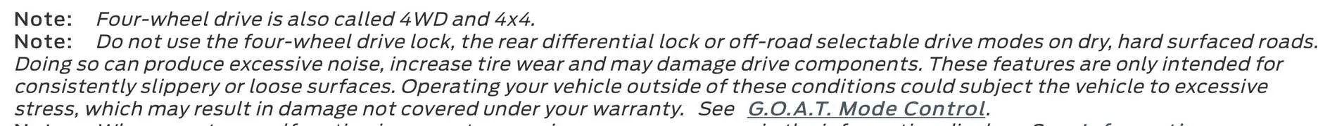 Ford Bronco Sport Downside of driving in 4wd lock full time? FDF1A1FF-1D83-4A50-BBA5-36BDF1A6E4BE
