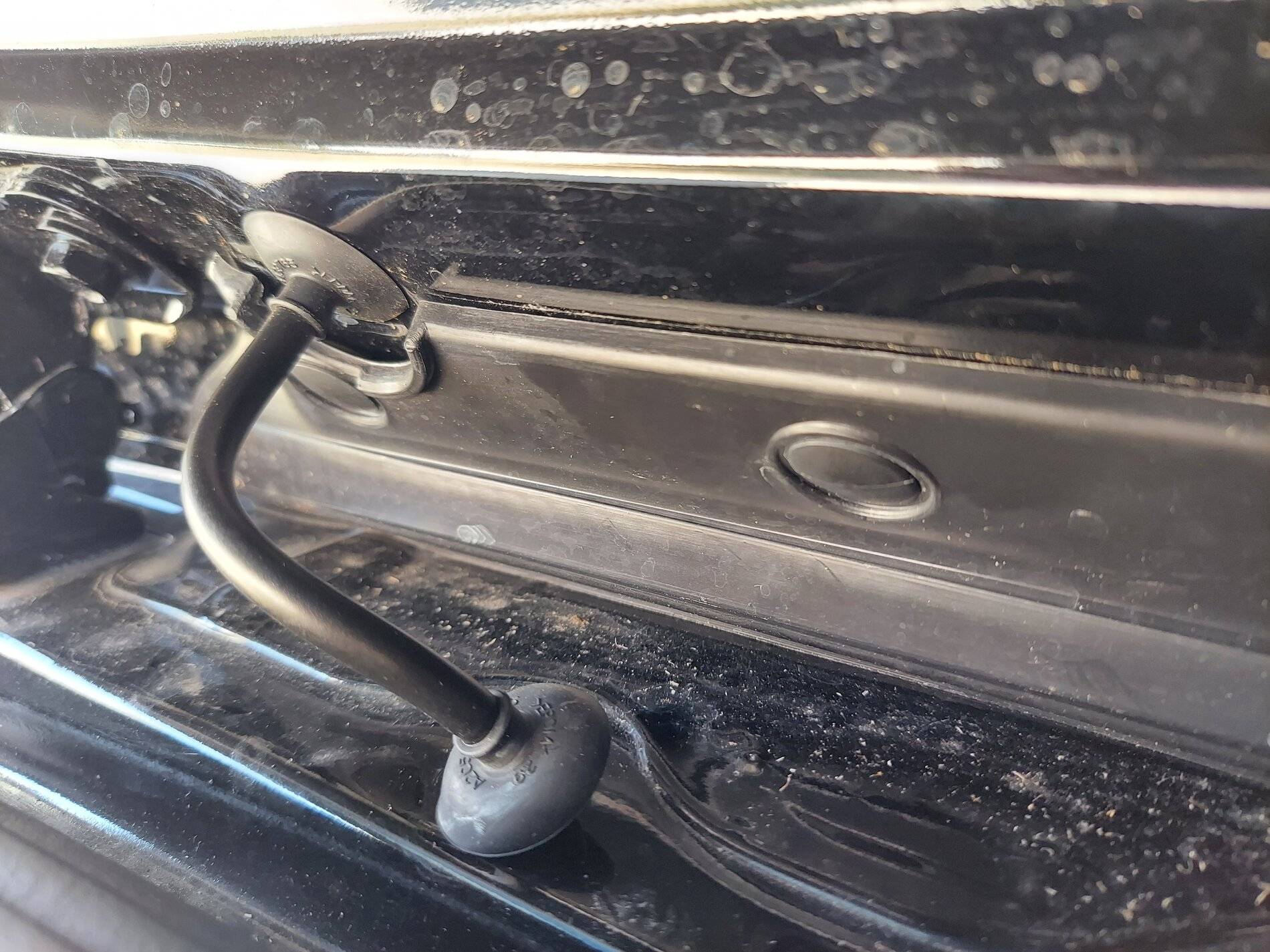 Ford Bronco Sport Water inside by tailgate after car wash 20211101_132216