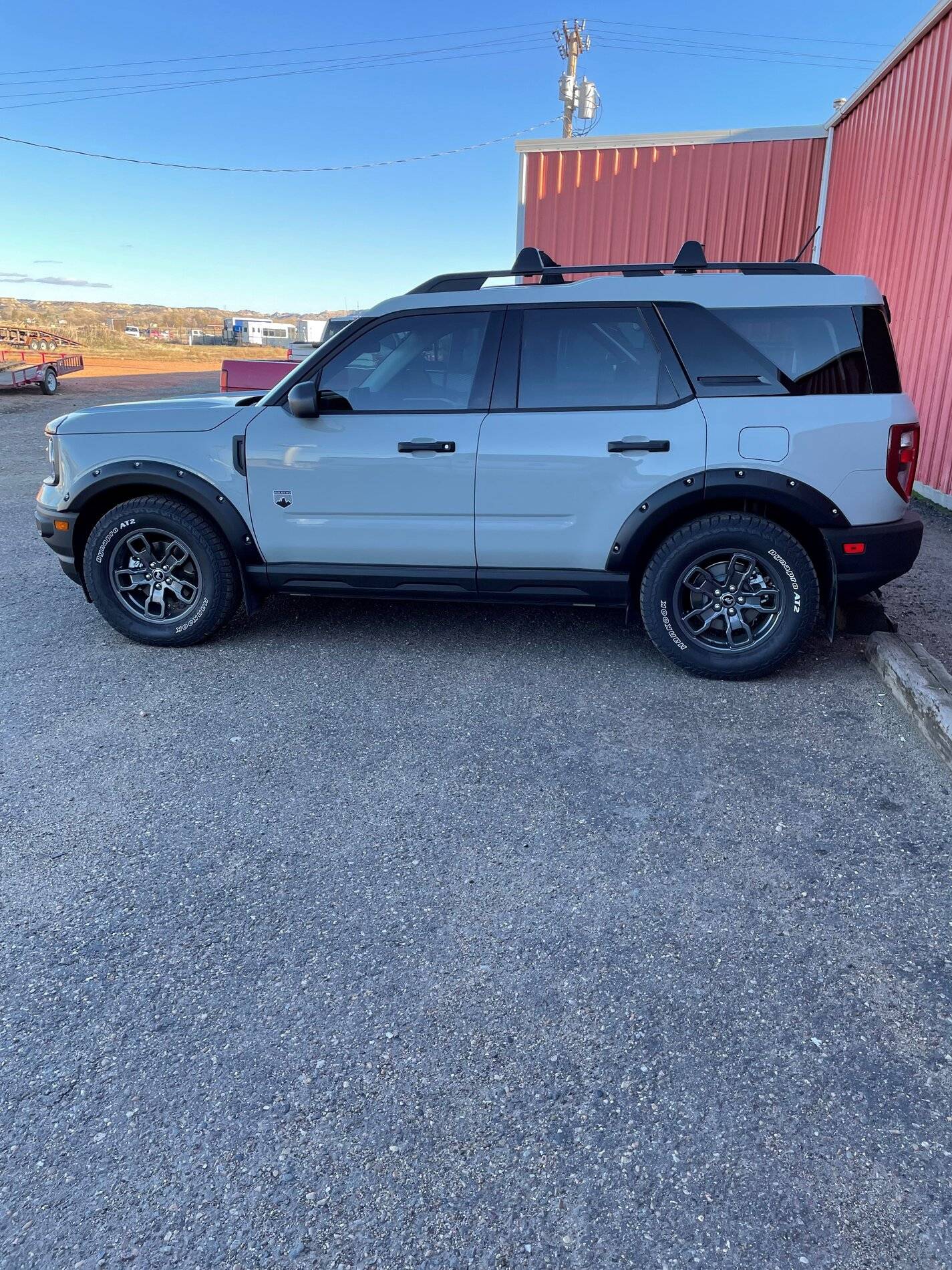 Ford Bronco Sport Finally upgraded the tires - Hankook Dynapro AT2 RF11 245/65r17 bronco