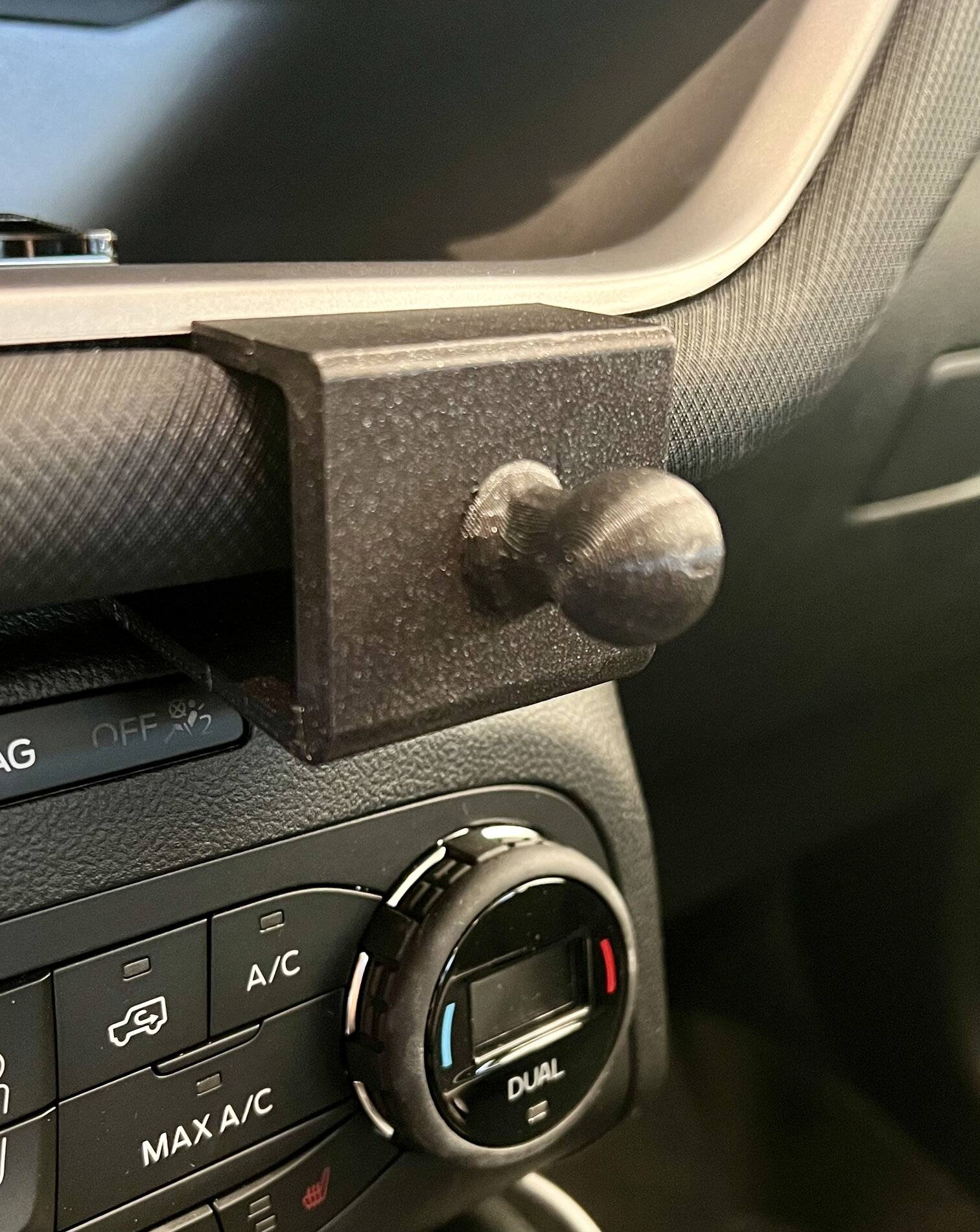 Ford Bronco Sport 3D printed phone mount I made 1
