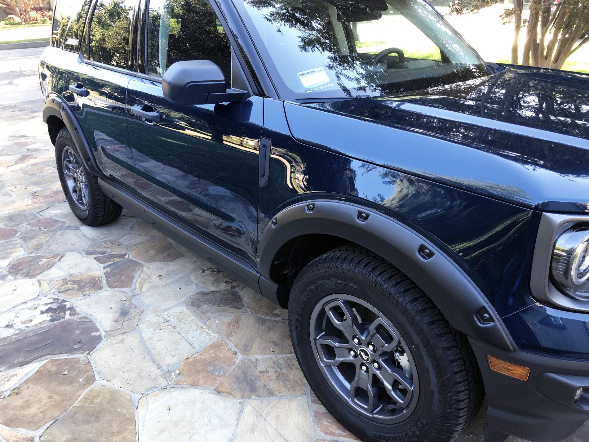 Ford Bronco Sport Anodized bolts on Bushwacker Fender Flares IMG_0052.JPG