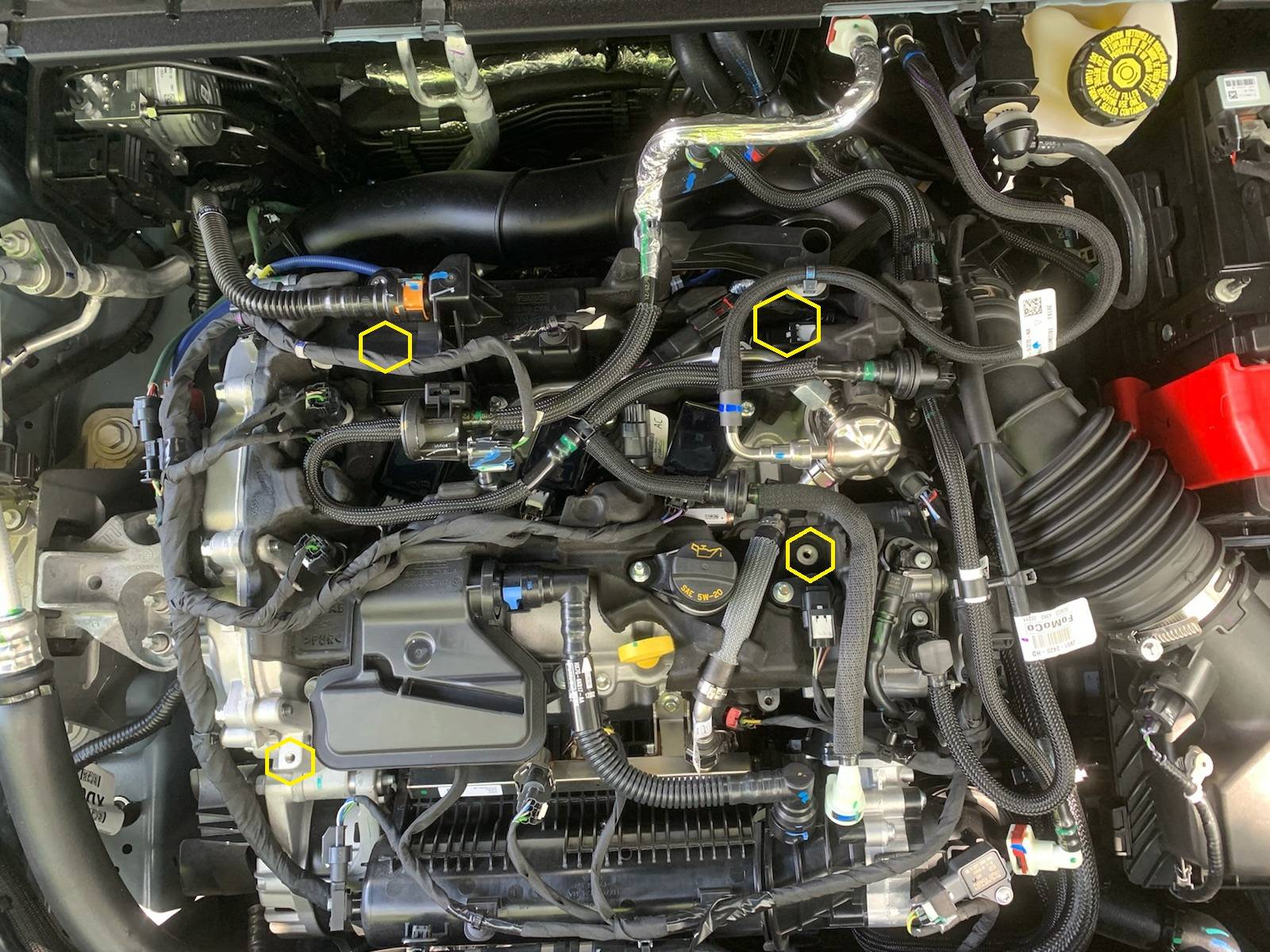 Ford Bronco Sport Upset over missing engine cover! Erin's Engine Cover Mounts Missin