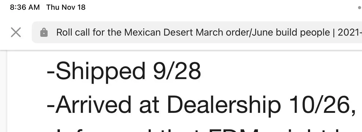 Ford Bronco Sport Guesstimate on Arrival FD536565-6A55-4355-9366-30D5B198C9AF