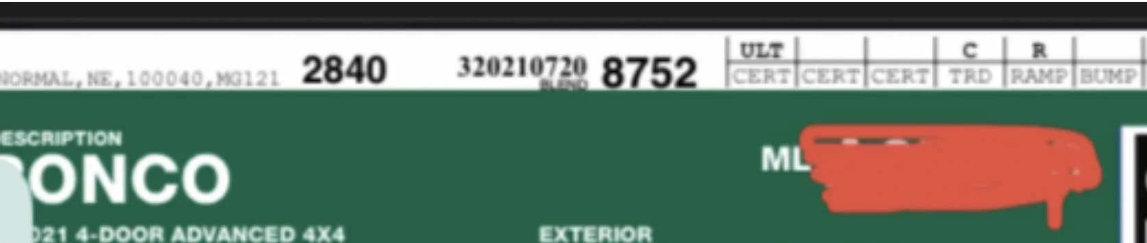 Ford Bronco Sport Sticker Interpretation Thread - MY22 7374782F-05B2-47EC-AA4C-47751B523350