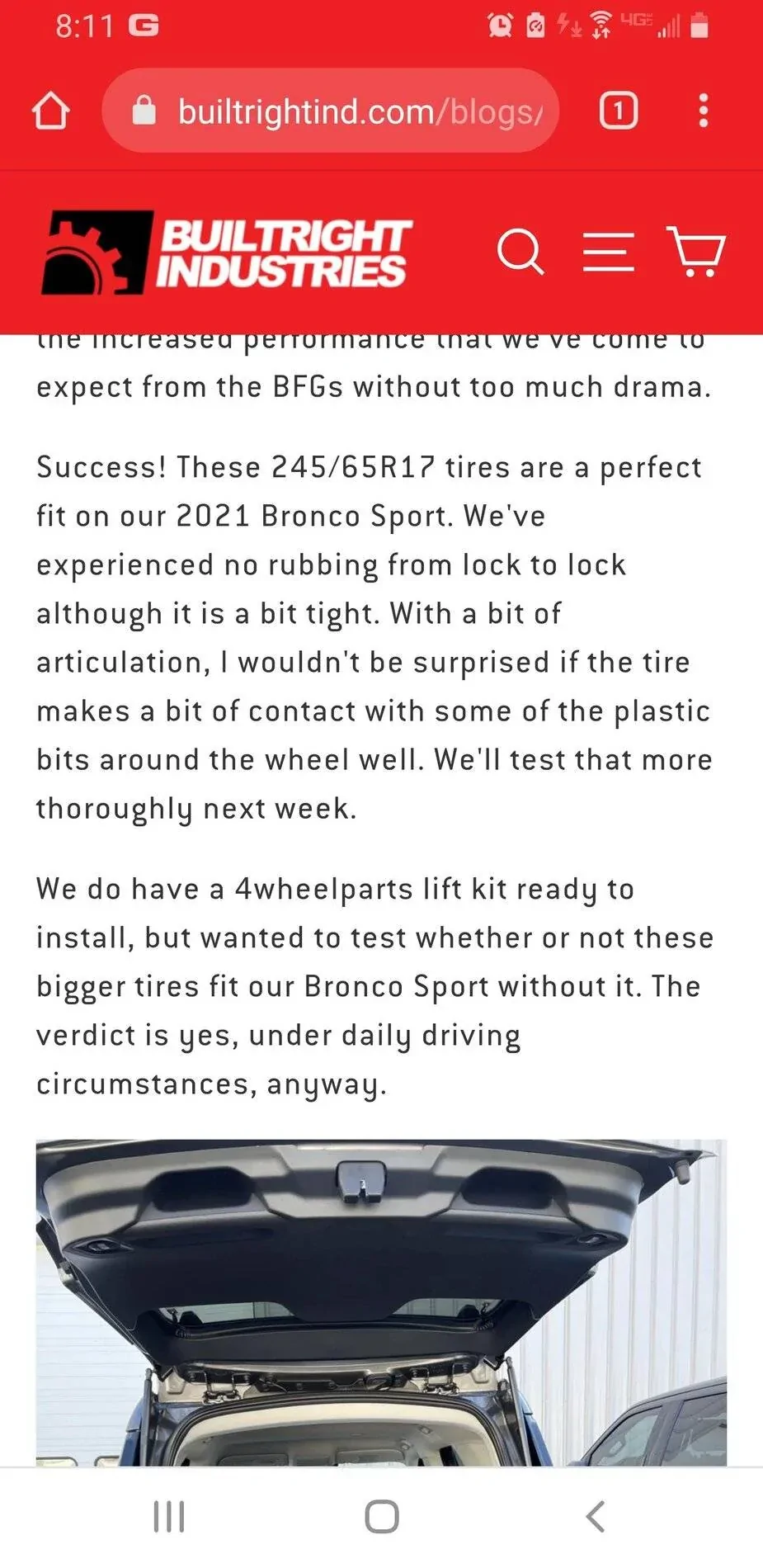 Ford Bronco Sport Orange Big Bend Whip Screenshot_20211117-201159_Chrom