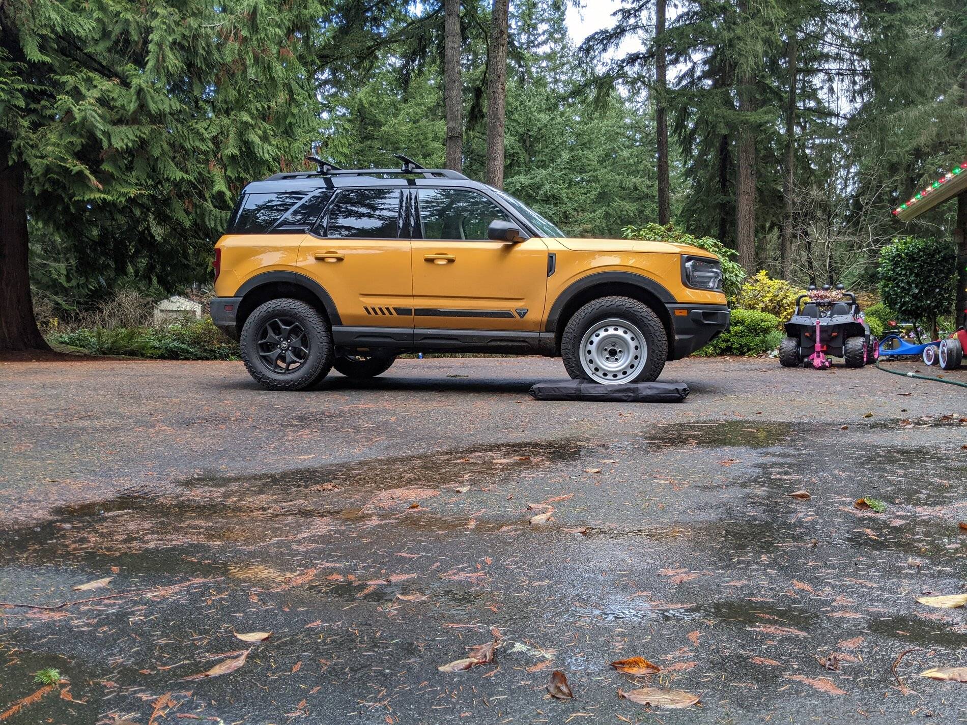 Ford Bronco Sport Maverick Steelie Wheels installed on my Bronco Sport PXL_20211129_223523355.MP