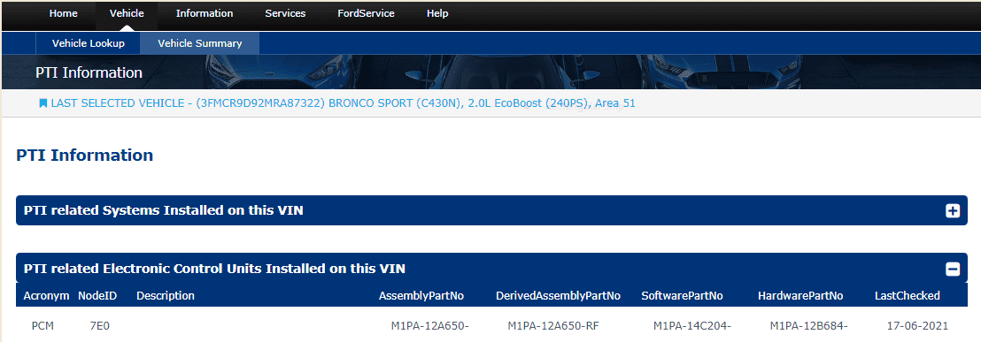 Ford Bronco Sport Weekly Roll Call on Production (Week of 1/03/2021) 1639286008252