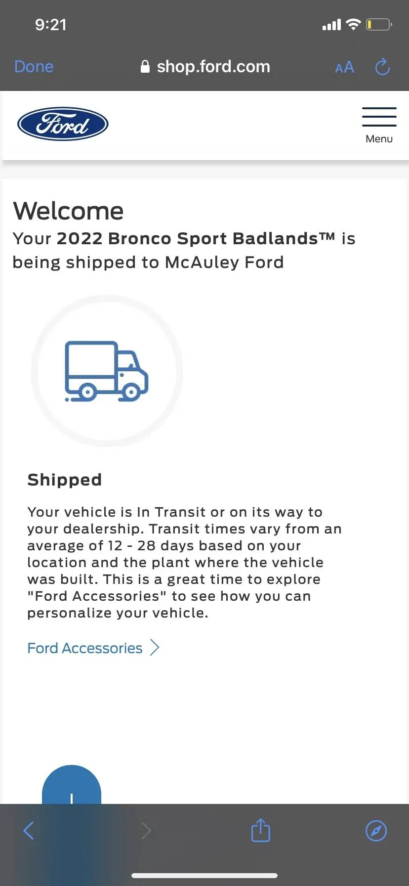 Ford Bronco Sport Weekly Roll Call on Production (Week of 1/03/2021) 7F9F8288-3161-4B7C-B2F3-30CD43BF6FD7
