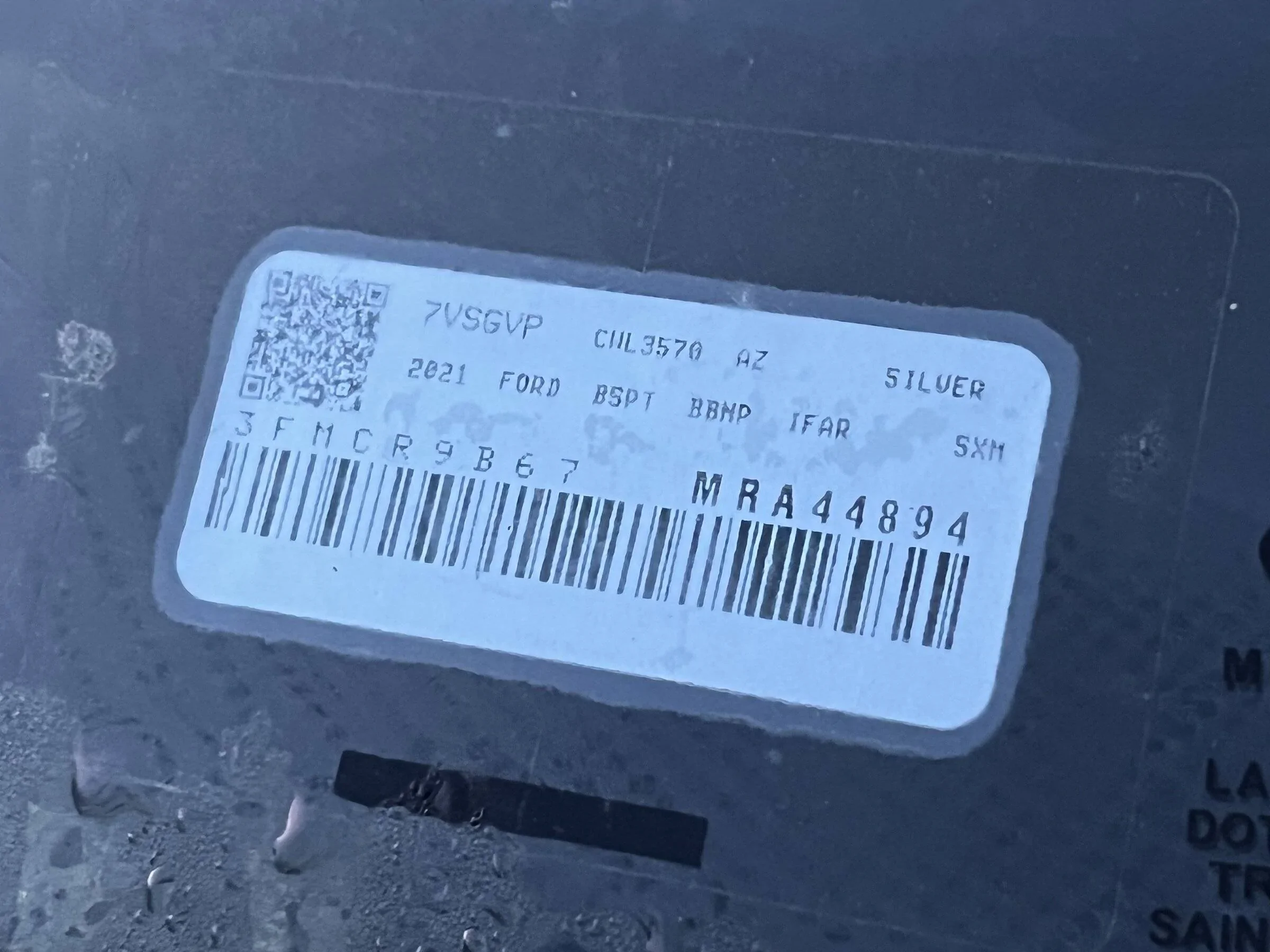 Ford Bronco Sport Big Bend at local Enterprise rental lot IMG_0003